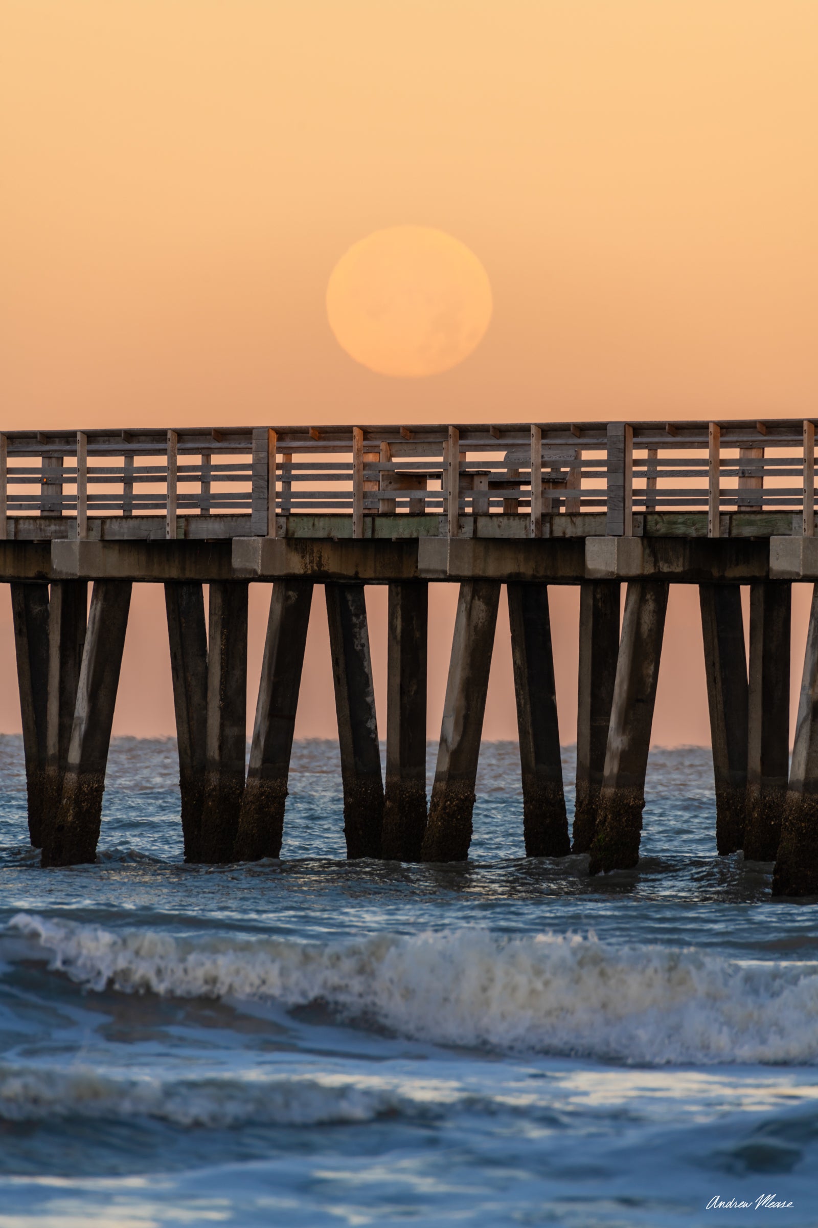 Moon over the Pier