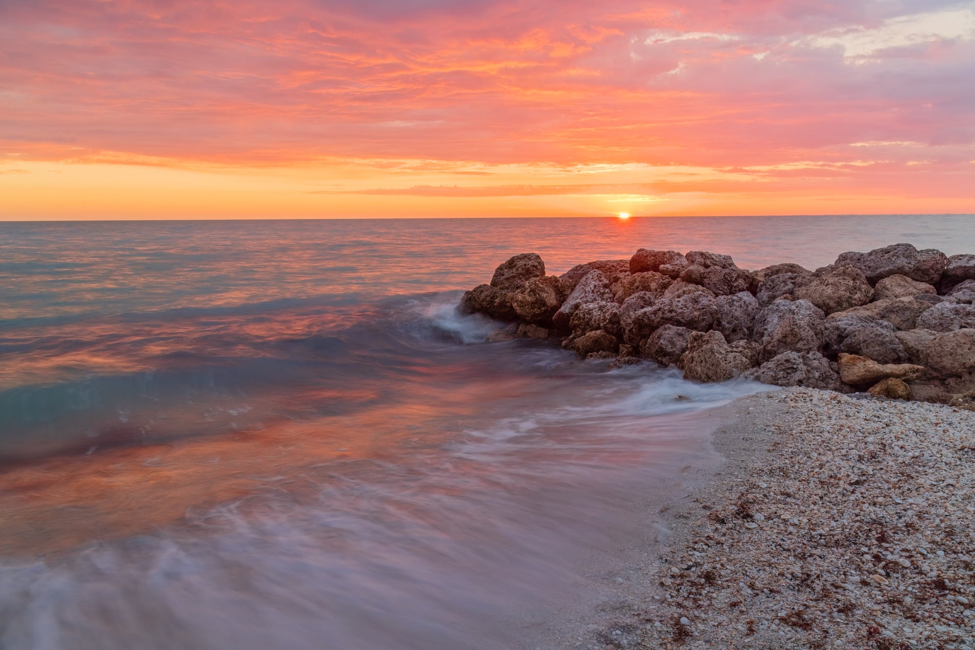 Rainbow Sherbet Sunset